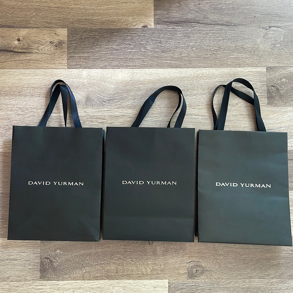 3 David Yurman Shopping Bags